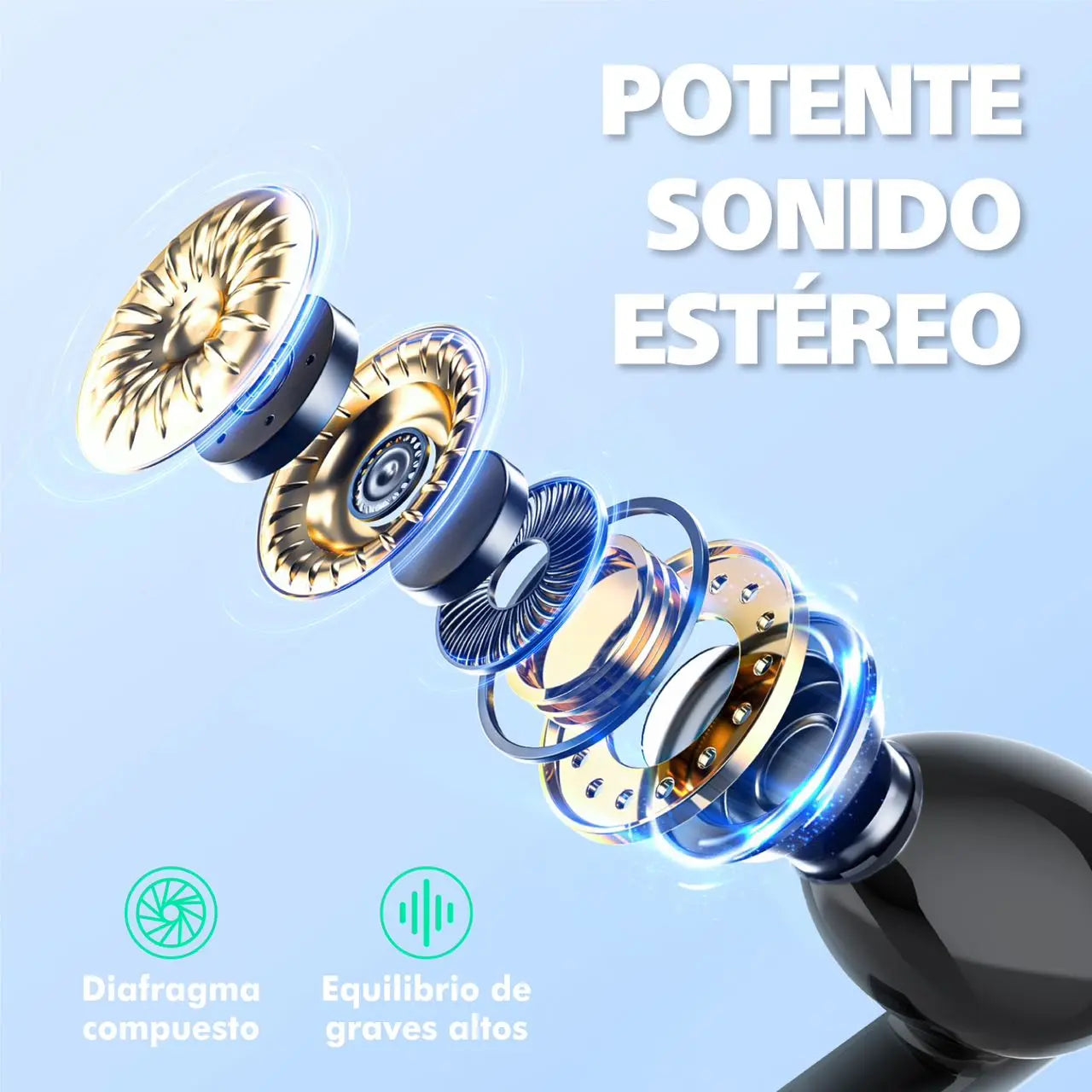 Audífonos Inalámbricos Bluetooth 5.3 Tws Kbod C2 Tipo C ROSH