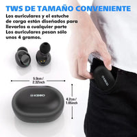 Audífonos Inalámbricos Bluetooth 5.3 Tws Kbod C5 Tipo C ROSH