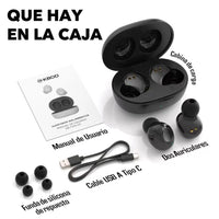 Audífonos Inalámbricos Bluetooth 5.3 Tws Kbod C5 Tipo C ROSH