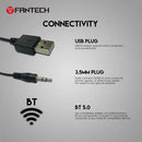 Speaker Bocina Alegro Fantech Gs302 Bluetooth Y Cable Negro ROSH