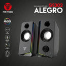 Speaker Bocina Alegro Fantech Gs302 Bluetooth Y Cable Negro ROSH