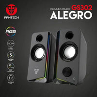 Speaker Bocina Alegro Fantech Gs302 Bluetooth Y Cable Negro ROSH