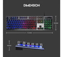Teclado Gaming Fantech Fighter Ii K613l Led 104 Teclas FANTECH