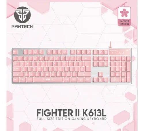 Teclado Gaming Fantech Fighter Ii K613l Led 104 Teclas FANTECH