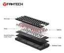 Teclado Mecanico Fantech Inalámbrico Frost Mk857 61 Teclas ROSH