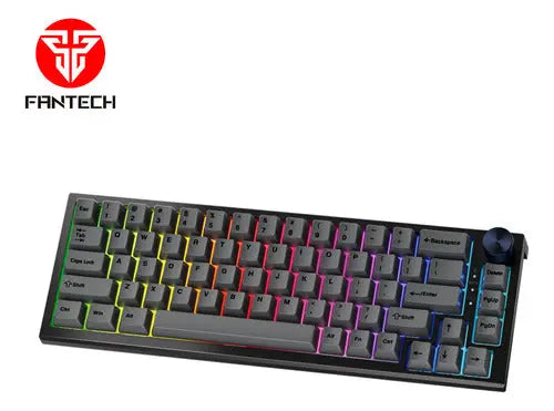 Teclado Mecánico Fantech Inalámbrico Mk858 White Switch ROSH