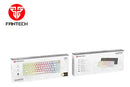 Teclado Mecánico Fantech Inalámbrico Mk858 White Switch ROSH