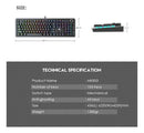 Teclado Mecánico Fantech Mk853 V2 Blue Switch 104 Teclas ROSH