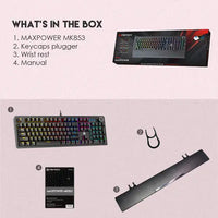 Teclado Mecánico Fantech Mk853 V2 Blue Switch 104 Teclas ROSH