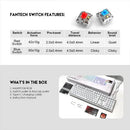 Teclado Mecánico Fantech Mk855 Blue Switch 108 Teclas ROSH