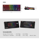 Teclado Mecánico Fantech Mk856 Blue Switch 87 Teclas ROSH