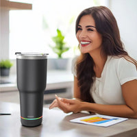 Vaso Térmico 900 Ml Con Bocina Bluetooth Kbod Rad-20431 KBOD