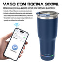 Vaso Térmico 900 Ml Con Bocina Bluetooth Kbod Rad-20431 KBOD