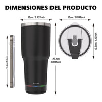 Vaso Térmico 900 Ml Con Bocina Bluetooth Kbod Rad-20431 KBOD