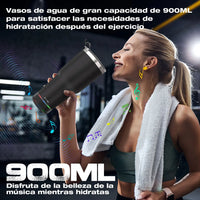 Vaso Térmico 900 Ml Con Bocina Bluetooth Kbod Rad-20431 KBOD