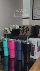 Vaso Térmico 900 Ml Con Bocina Bluetooth Kbod Rad-20431