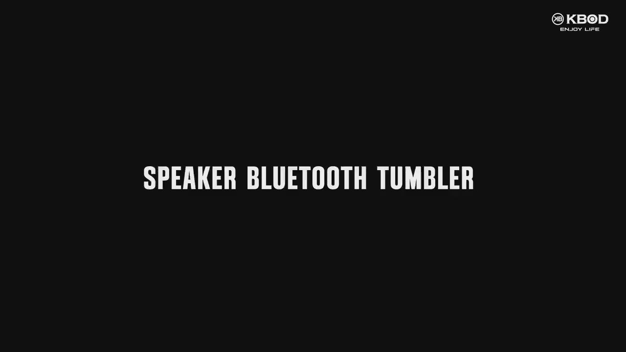 Vaso Térmico 900 Ml Con Bocina Bluetooth Kbod Rad-20431